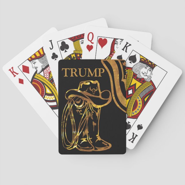 BARAJA DE CARTAS TRUMP (Reverso)
