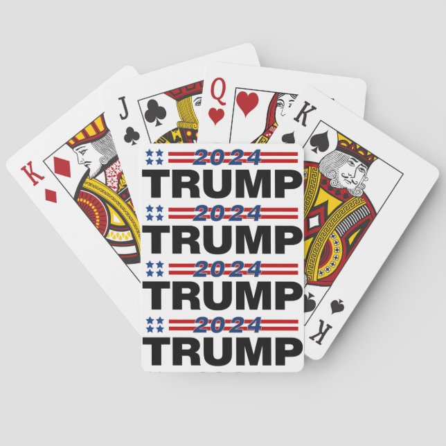Baraja De Cartas Trump 2024 (Reverso)