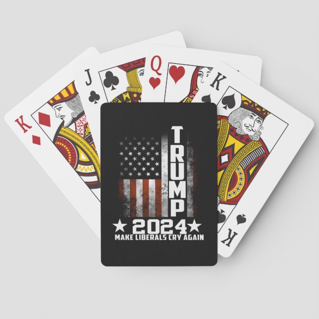 Baraja De Cartas Trump 2024 (Reverso)