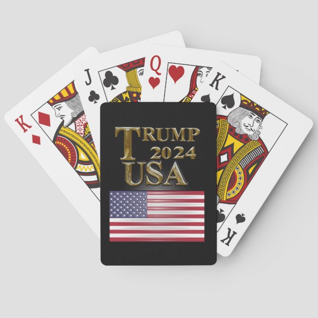 BARAJA DE CARTAS TRUMP 2024 (Reverso)