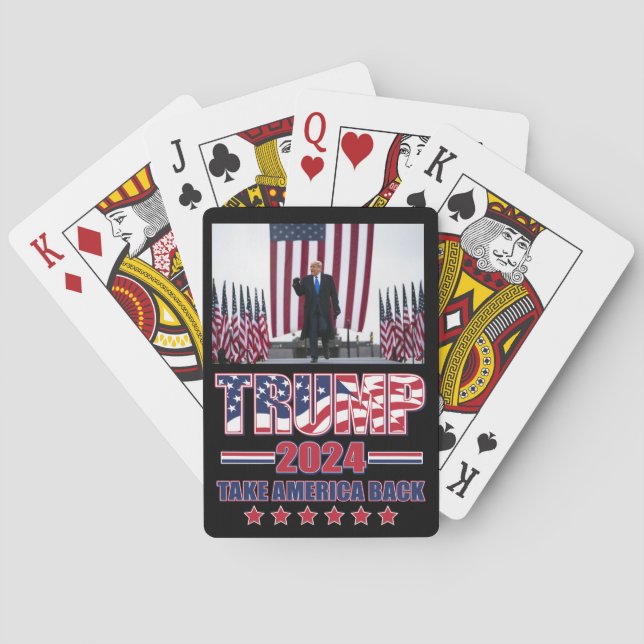 Baraja De Cartas Trump 2024 recupere a Estados Unidos (Reverso)