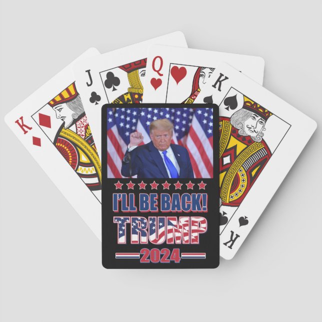 Baraja De Cartas Trump 2024 regresará (Reverso)