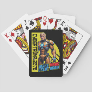 Baraja De Cartas Trump 2076   Campaña Presidencial Marciana