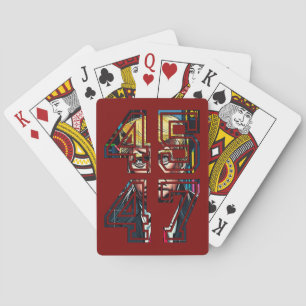 Baraja De Cartas Trump 45 47   Arte pop   Presidente de Estados Uni
