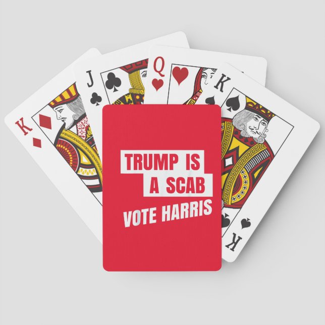 Baraja De Cartas Trump es un chiflado para Trump (Reverso)