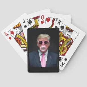 Baraja De Cartas Trump Pink Bubble Gum President 47 USA