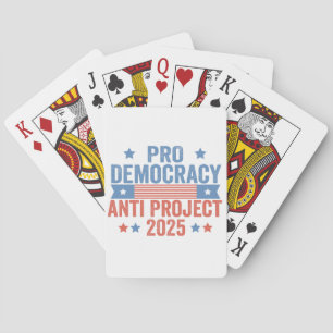 Baraja De Cartas Trump republicano pro proyecto antidemocrático 202