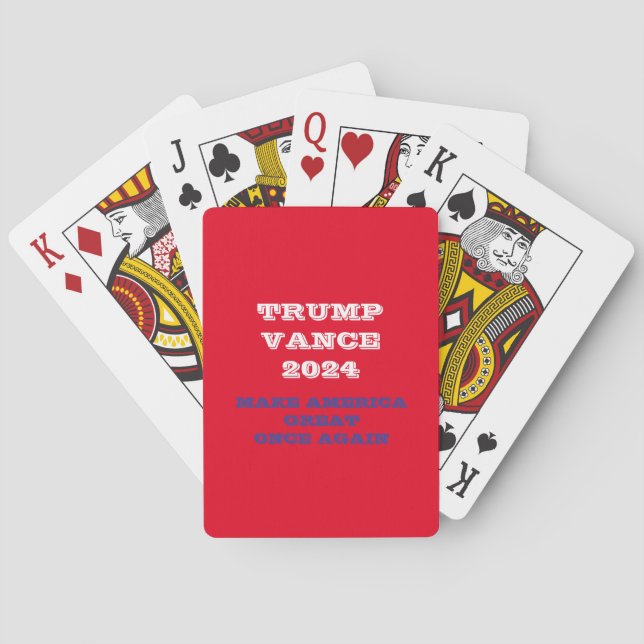 Baraja De Cartas Trump - Tarjetas de póker de Vance (Reverso)