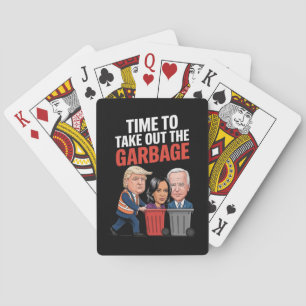 Baraja De Cartas Trump Tiempo De Sacar La Basura