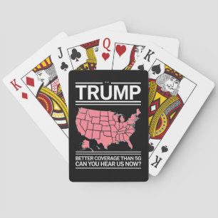 Baraja De Cartas Trump tiene mejor cobertura que 5G ¿Puedes escucha