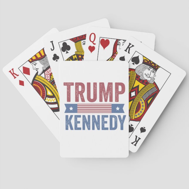 Baraja De Cartas Trump Vance Kennedy recuperará a Estados Unidos (Reverso)