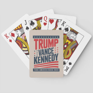 Baraja De Cartas Trump Vance Kennedy Recuperemos Estados Unidos 202