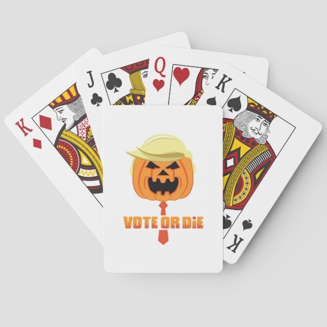 Baraja De Cartas Trumpkin Classic para Halloween (Reverso)