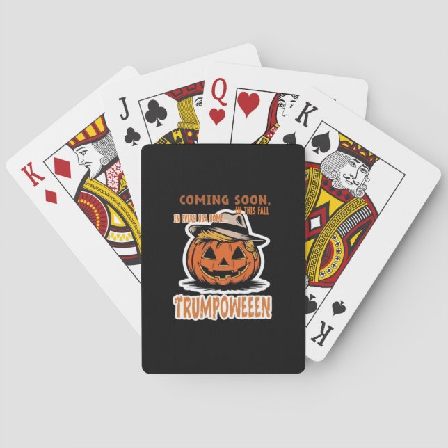 Baraja De Cartas Trumpkin de Donald's - Clásico de Halloween (Reverso)