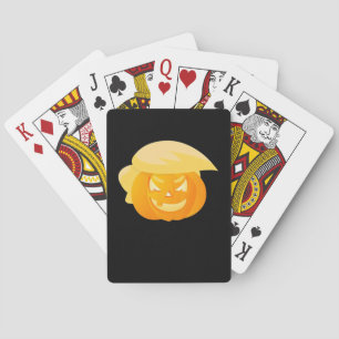 Baraja De Cartas Trumpkin hace grande a Halloween