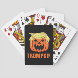 Baraja De Cartas Trumpkin hace Halloween