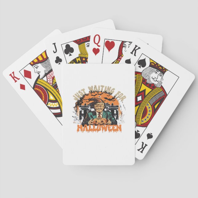 Baraja De Cartas Trumpkin Halloween Classic (Reverso)