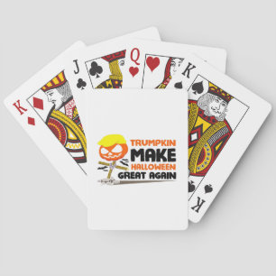Baraja De Cartas Trumpkin Pumpkin Halloween Classic