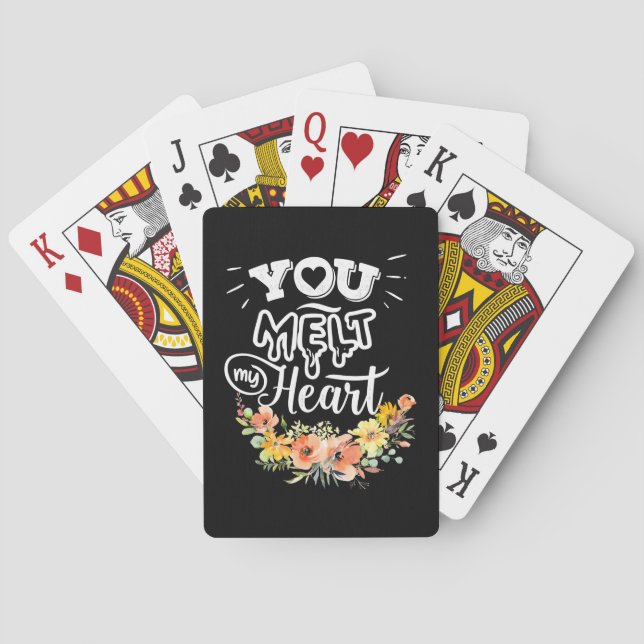 Baraja De Cartas Tú derrites mi corazón (Reverso)