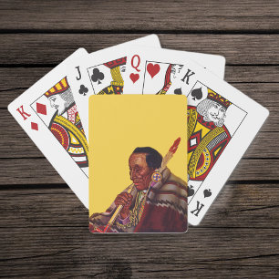 Baraja De Cartas Tubo de la paz del guerrero nativo americano vinta