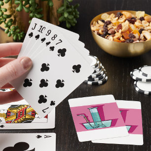 Baraja De Cartas Tubo de prueba de ciencia
