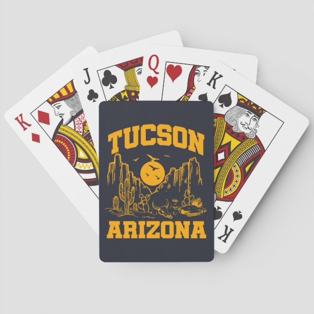 Baraja De Cartas Tucson, Arizona (Reverso)