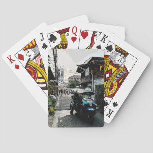 Baraja De Cartas Tuk Tuk En Bangkok Tailandia