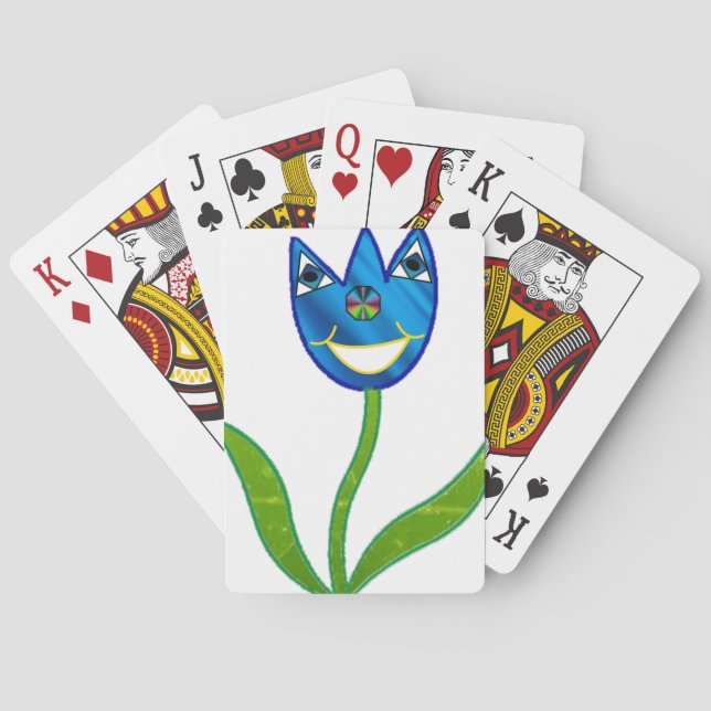 Baraja De Cartas Tulipán (Reverso)