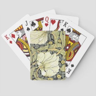 Baraja De Cartas Tulipanes Pimpernel Arte Botánico de William Morri