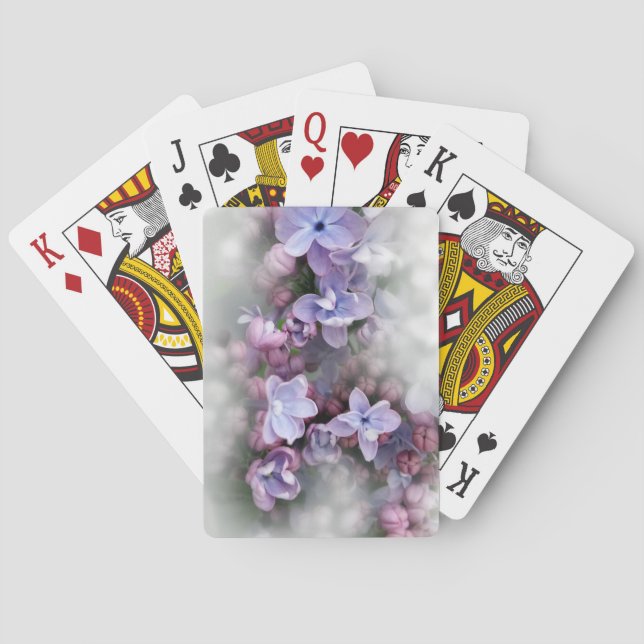 Baraja De Cartas tulipanes rojos amarillos (Reverso)
