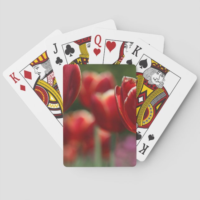 Baraja De Cartas Tulipanos (Reverso)