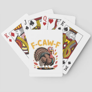 Baraja De Cartas Tumba divertida del Día de Acción de Gracias para 