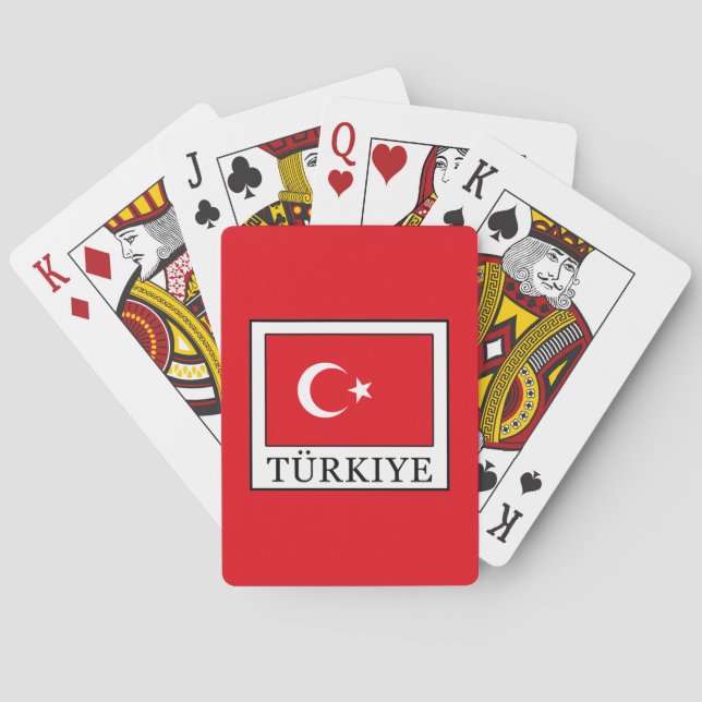 Baraja De Cartas Türkiye (Reverso)