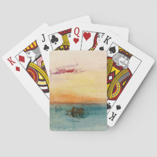 Baraja De Cartas Turner - La laguna de Venecia al atardecer