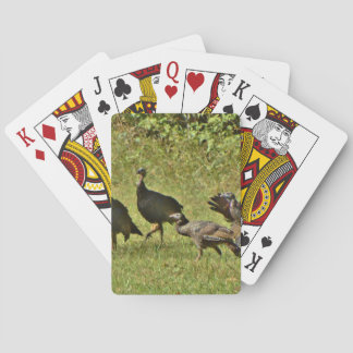 Baraja De Cartas Turquía salvaje, colores de camuflaje