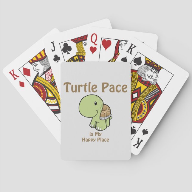 Baraja De Cartas Turtle Pace - Happy Place (Reverso)