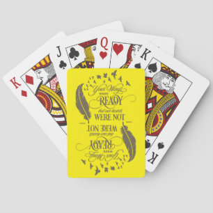 BARAJA DE CARTAS TUS ALAS ESTABAN LISTAS, PERO NUESTROS CORAZONES N