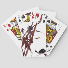 Baraja De Cartas Tuschekunst mit Schnecke und Rotem Bambus