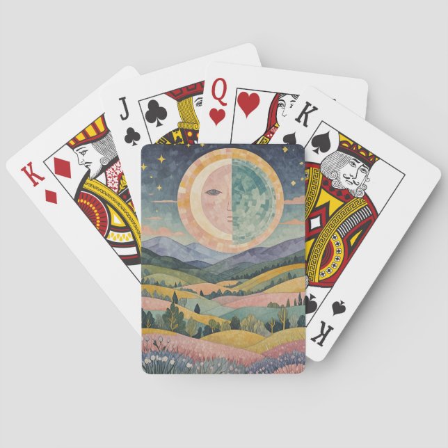 Baraja De Cartas Twilight Hillside (Reverso)