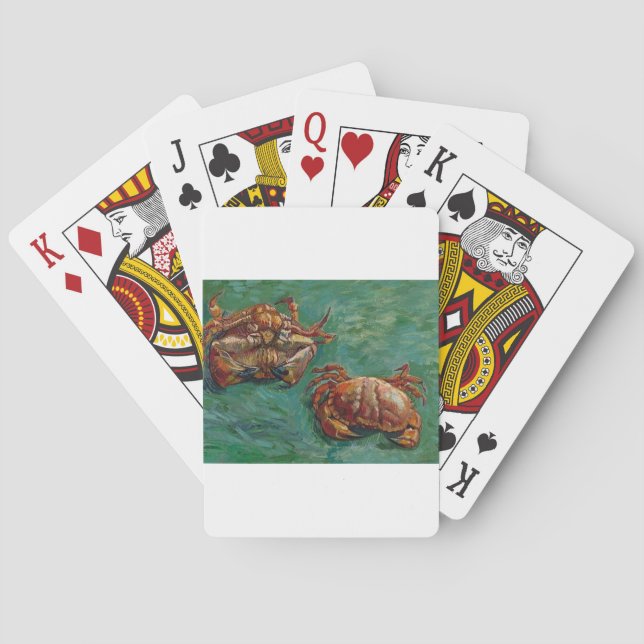 Baraja De Cartas Two Crabs by Vincent van Gogh (Reverso)