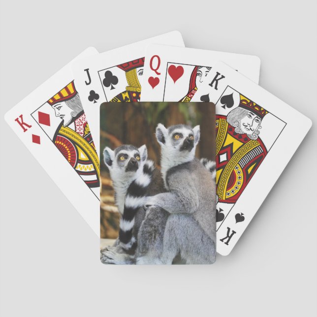Baraja De Cartas Two Little Lemurs (Reverso)
