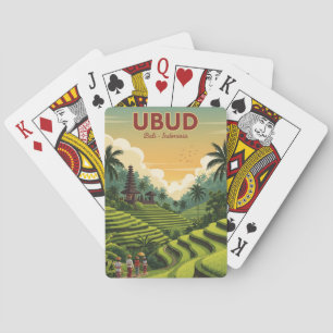 Baraja De Cartas Ubud Bali Indonesia Viaje
