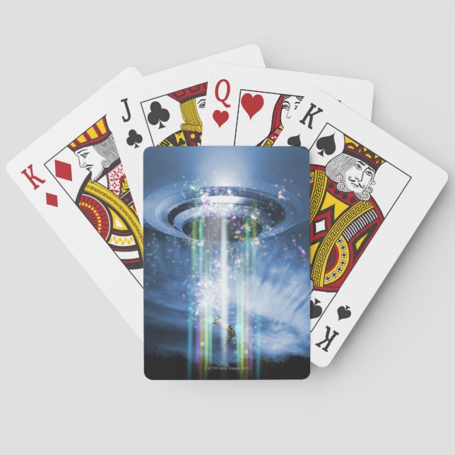 BARAJA DE CARTAS UFO (Reverso)