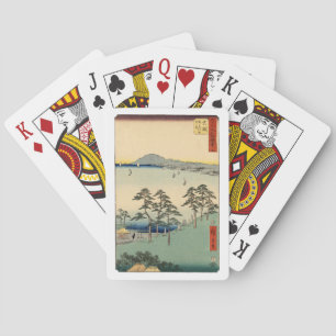 Baraja De Cartas Ukiyo-e japonés vintage del mundo flotante en grab