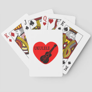 Baraja De Cartas Ukulele Love