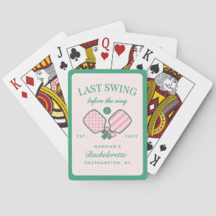 Baraja De Cartas Último swing antes del fin de semana de pickleball