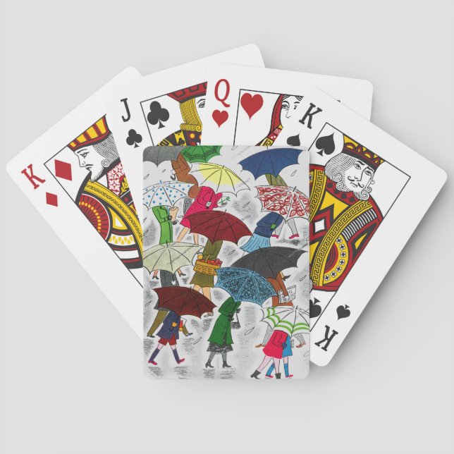 Baraja De Cartas Umbrellas (Reverso)