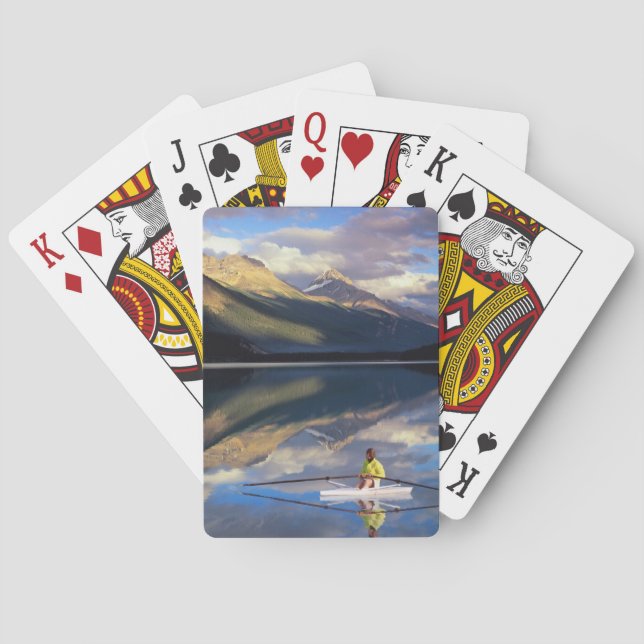 Baraja De Cartas Un alcantarillado en el lago Banff en Canadá (RM) (Reverso)