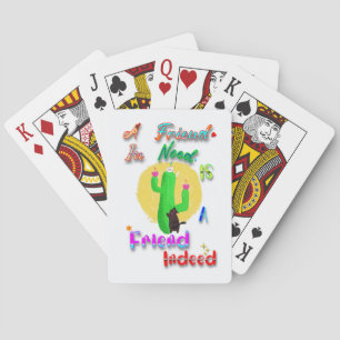 Baraja De Cartas Un amigo en necesidad es un amigo de verdad