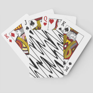 Baraja De Cartas Un arte moderno abstracto de línea enérgica